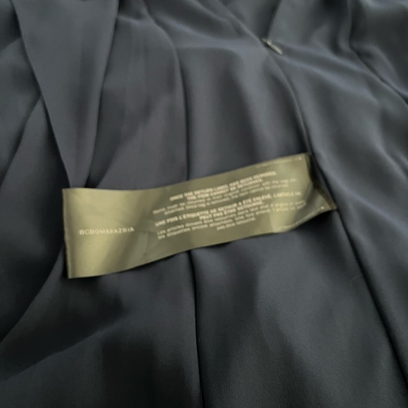 NEW BCBGMAXAZRIA Sleeveless Cascading Back Ruffle Gown - Picture 14 of 14